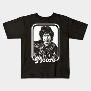 Gary Moore / Retro Style Fan Design Kids T-Shirt